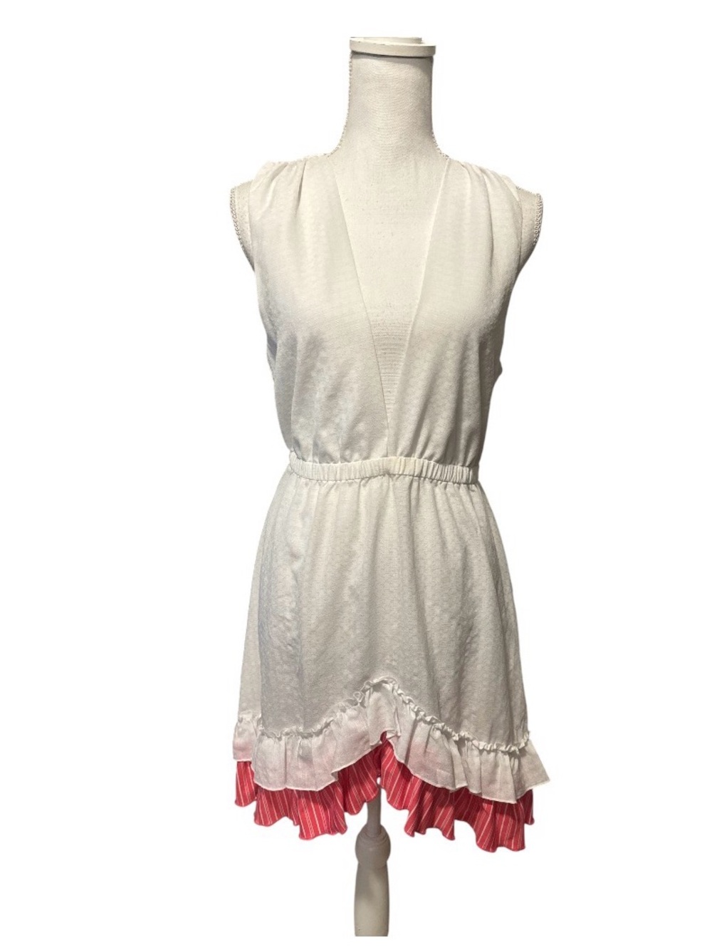 Betsey Johnson white cotton mini dress